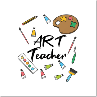 make art Teacher art gift teacher Posters and Art